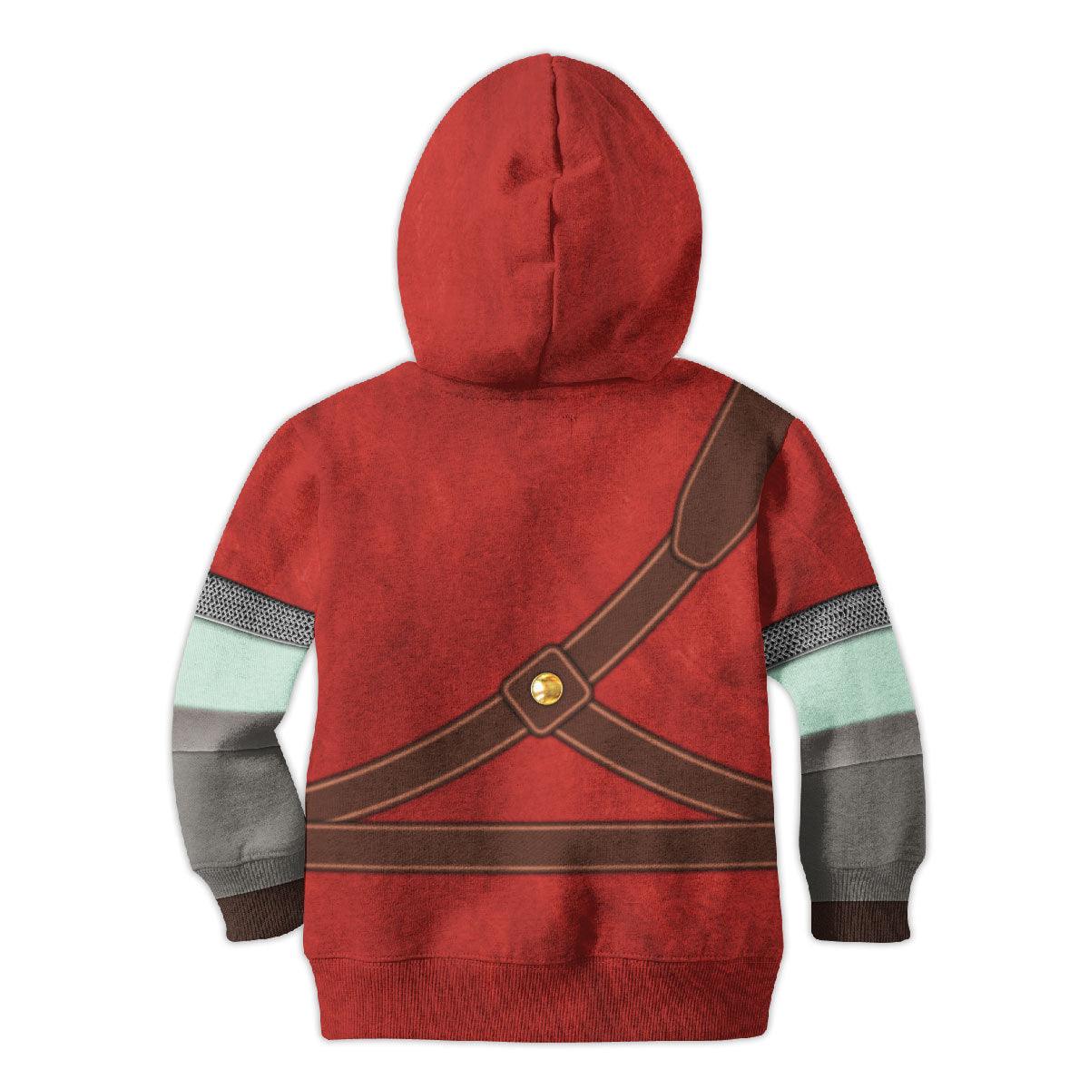 Knights of Skyloft Red Costume Kid Tops Hoodie Sweatshirt T-Shirt - CustomsPig.com