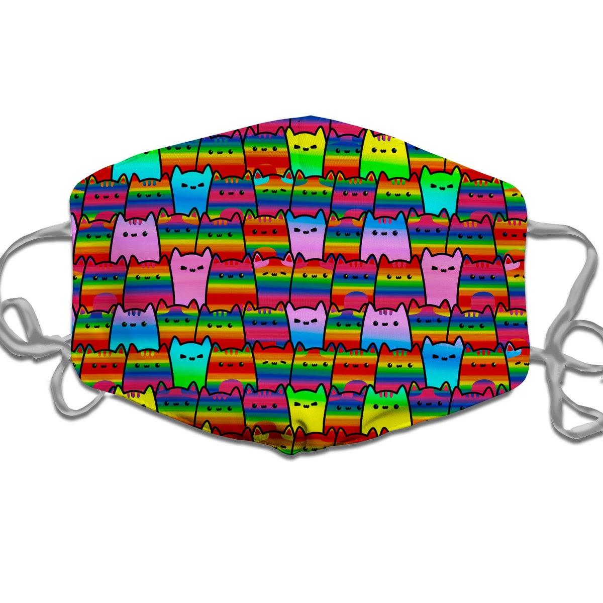 LGBT Cat Face Mask - CustomsPig