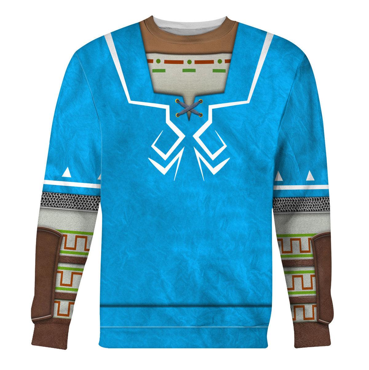 Link Attire Champion's Tunic New Unisex Hoodie Sweatshirt T-shirt Sweatpants Cosplay - CustomsPig.com