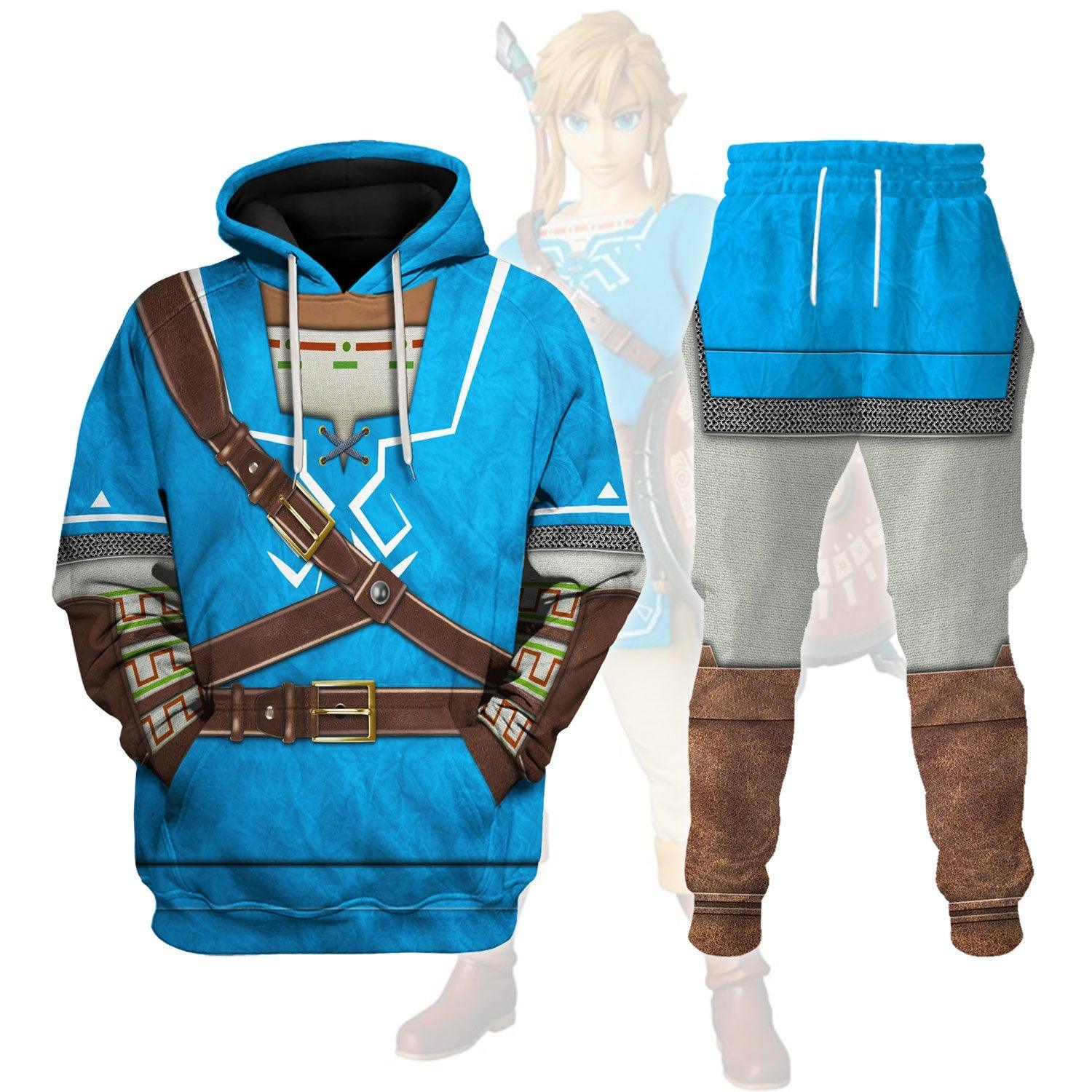 Link Attire Champion's Tunic Unisex Hoodie Sweatshirt T-shirt Sweatpants Cosplay - DucG