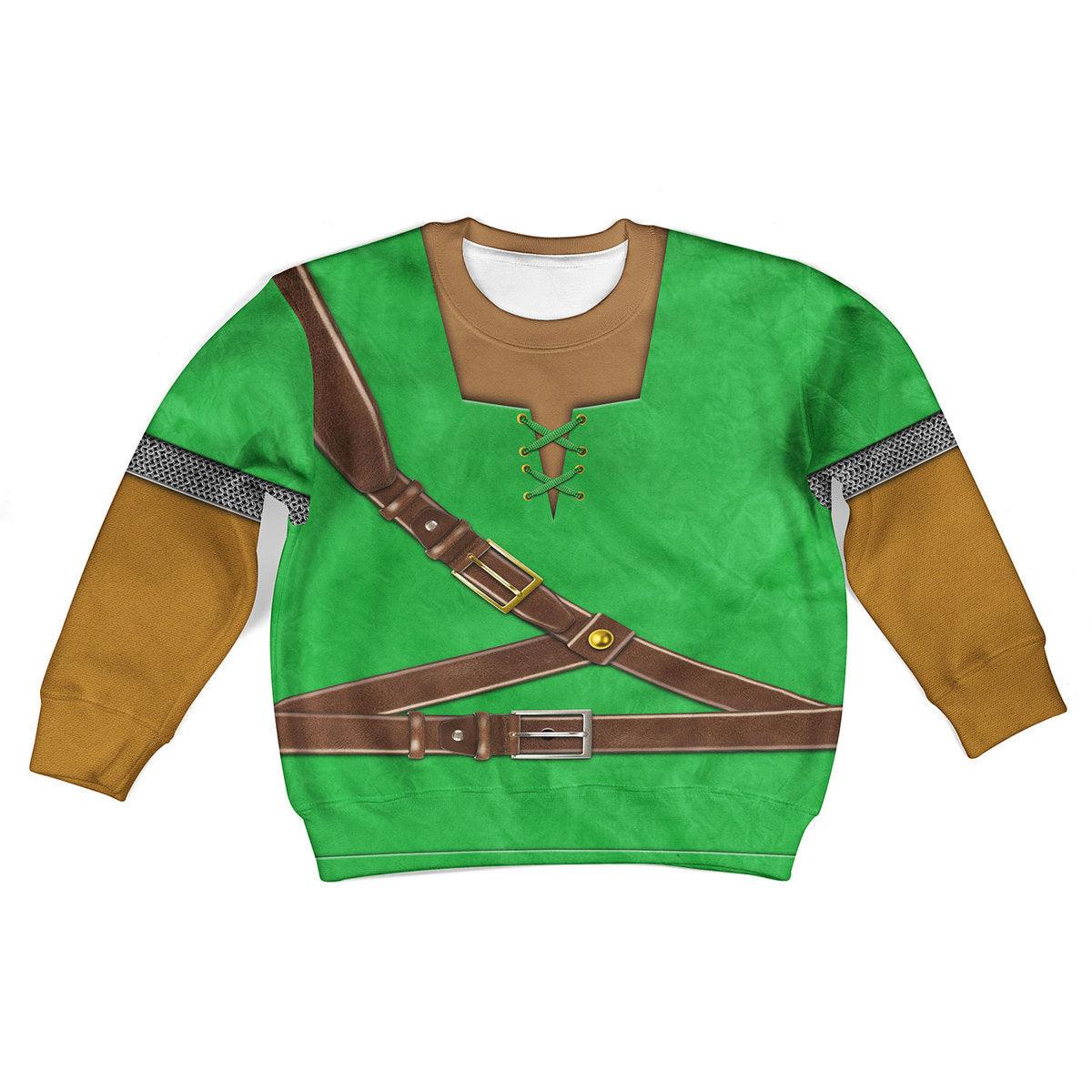 Link Iconic Shield Kid Tops Hoodie Sweatshirt T-Shirt 50% off - CustomsPig.com