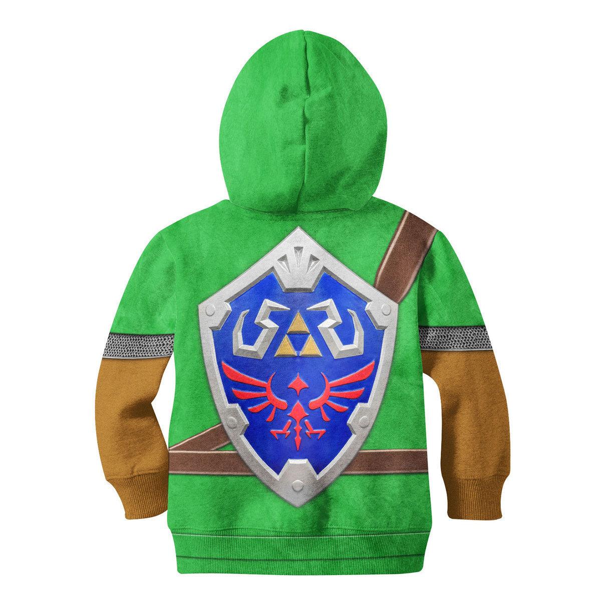 Link Iconic Shield Kid Tops Hoodie Sweatshirt T-Shirt 50% off - CustomsPig.com