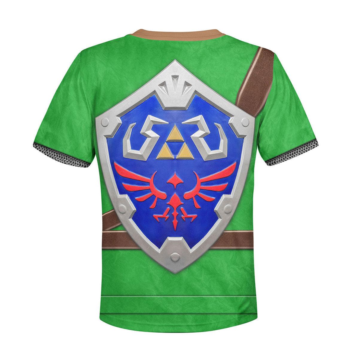 Link Iconic Shield Kid Tops Hoodie Sweatshirt T-Shirt 50% off - CustomsPig.com