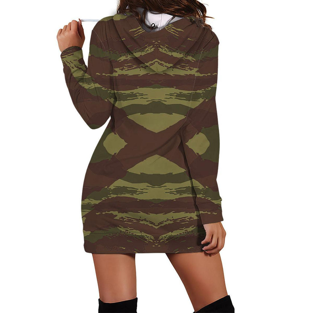 Lizard Pattern TAP47 Patternor Leopard Dress Hoodie - DucG