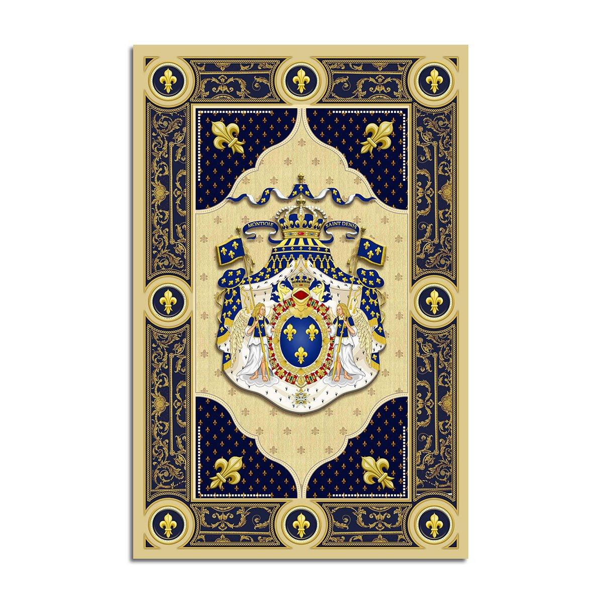 Louis XIV Coat Of Arms Rug - CustomsPig