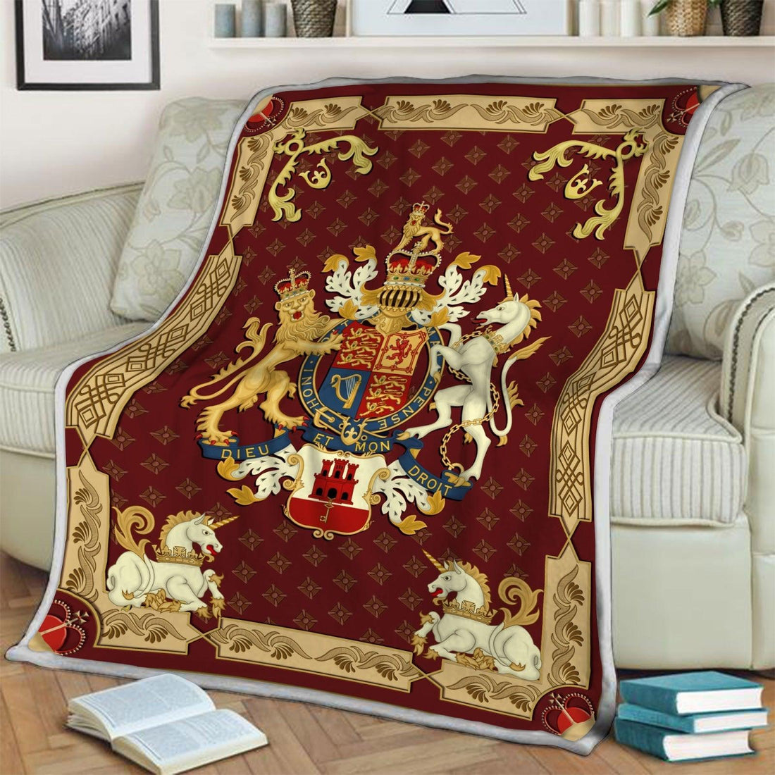 Blanket Queen Elizabeth II - CustomsPig