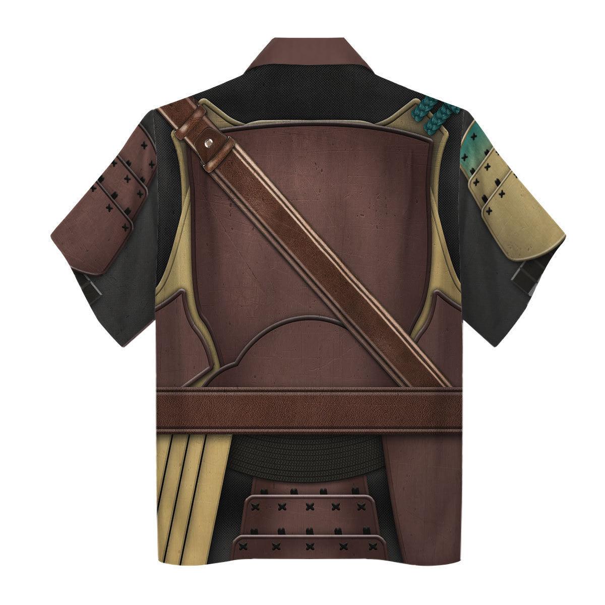 Mandalorian Samurai T-shirt Hoodie Sweatpants Apparel - Gearhomie.com