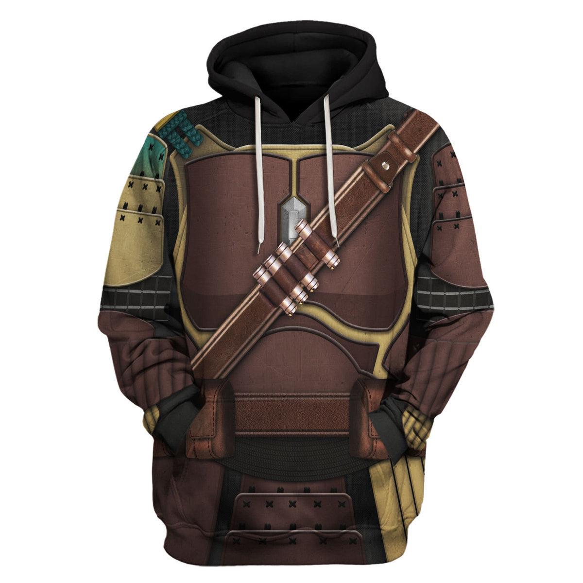 Mandalorian Samurai T-shirt Hoodie Sweatpants Apparel - Gearhomie.com
