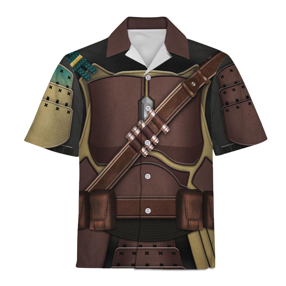 Mandalorian Samurai T-shirt Hoodie Sweatpants Apparel - Gearhomie.com