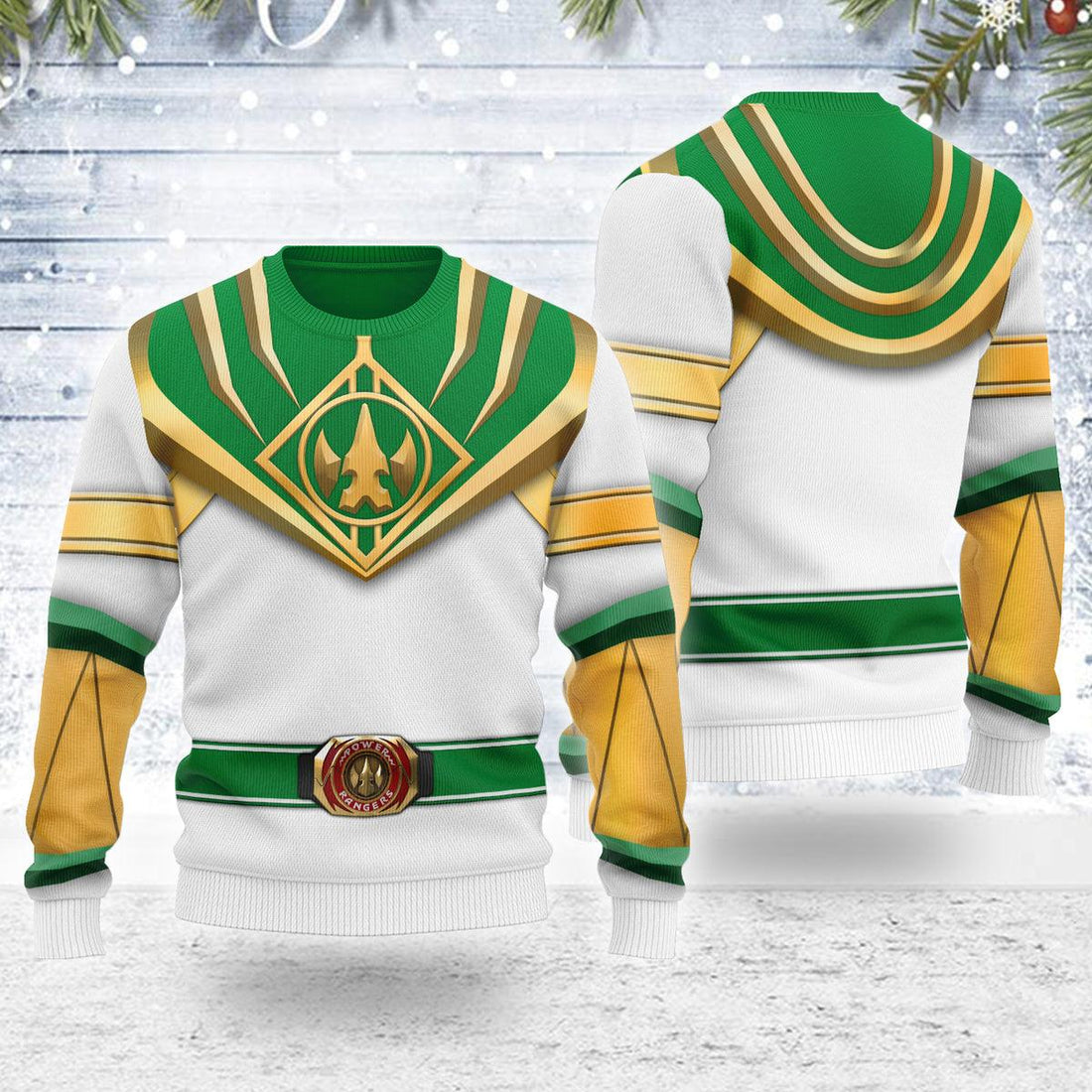 Merry Christmas Lord Drakkon MM Unisex Wool Sweater - CustomsPig.com