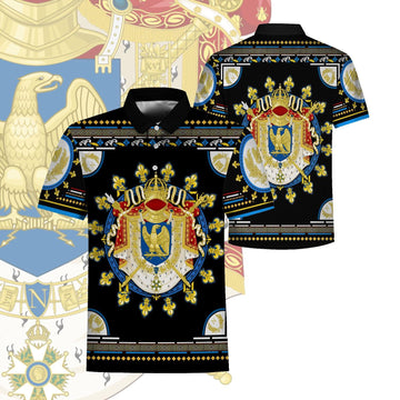 Napoleon Coat of Arms Tops All Over Printed - CustomsPig.com
