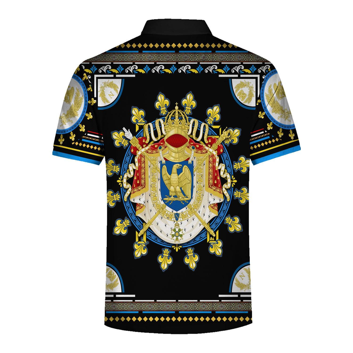 Napoleon Coat of Arms Tops All Over Printed - CustomsPig.com