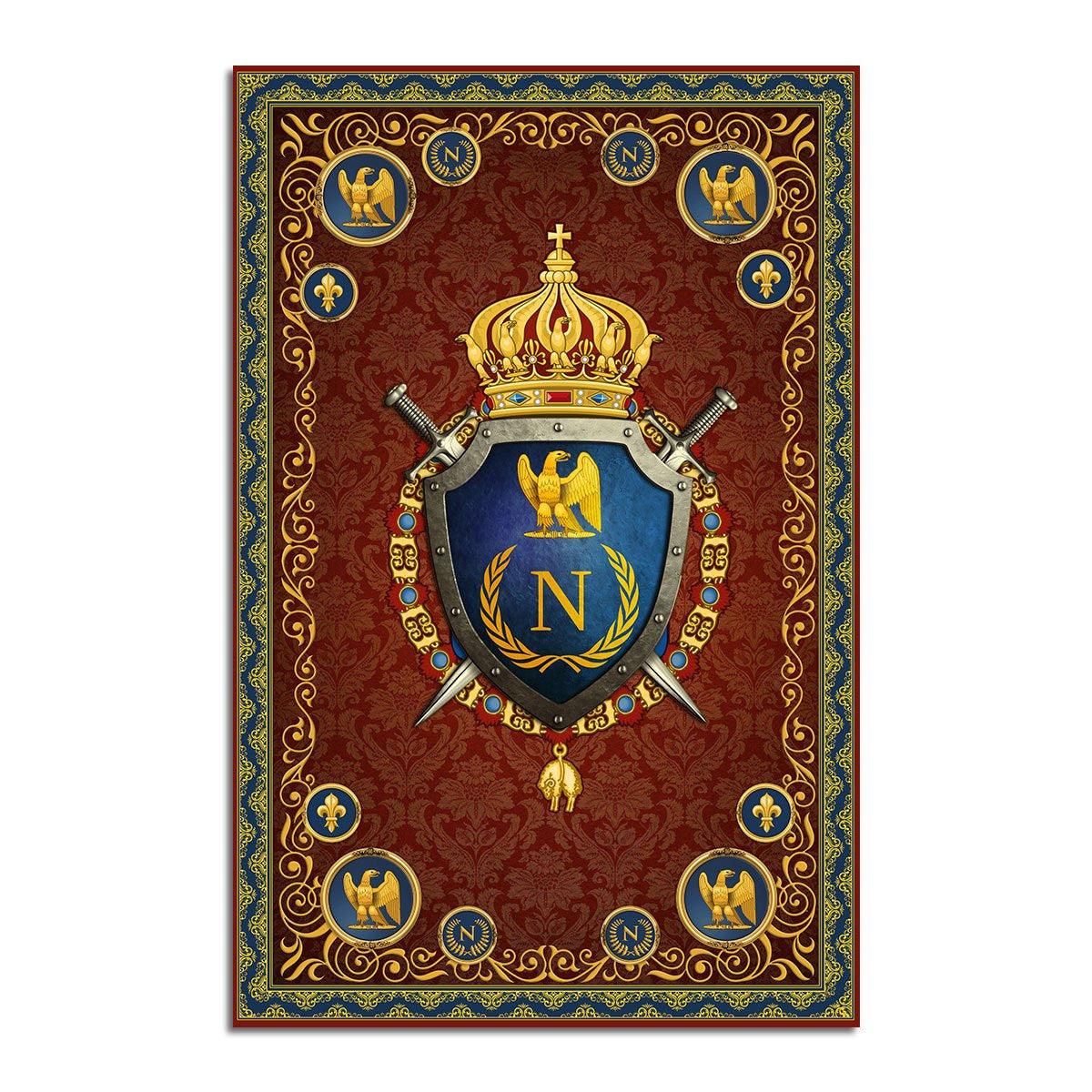 Napoleon III Coat Of Arms Rug - CustomsPig