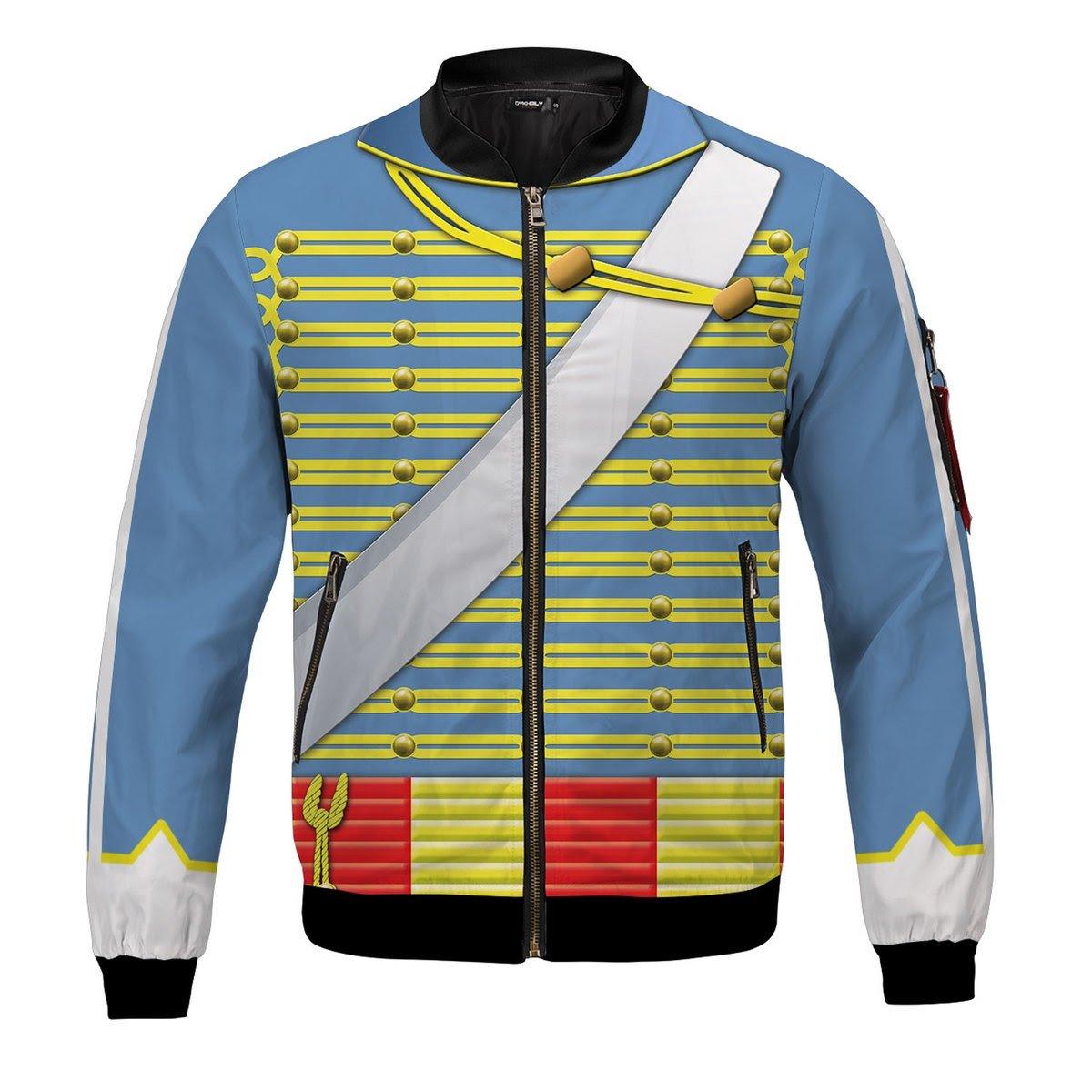 Napoleonic Uniforms of the French Hussars Bomber Jacket - DucG