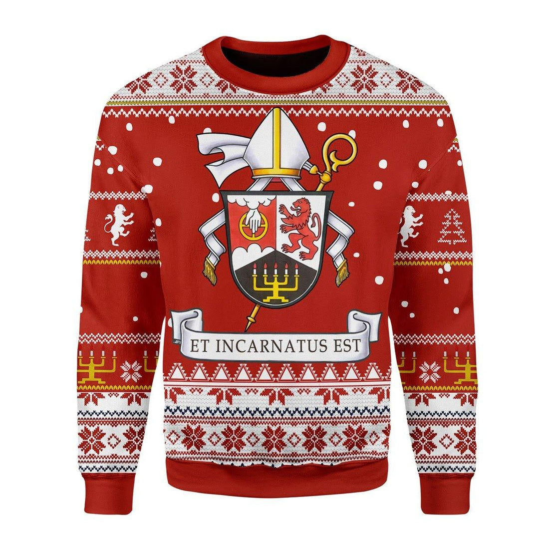 Order Of Saint Benedict Christmas Sweater - CustomsPig