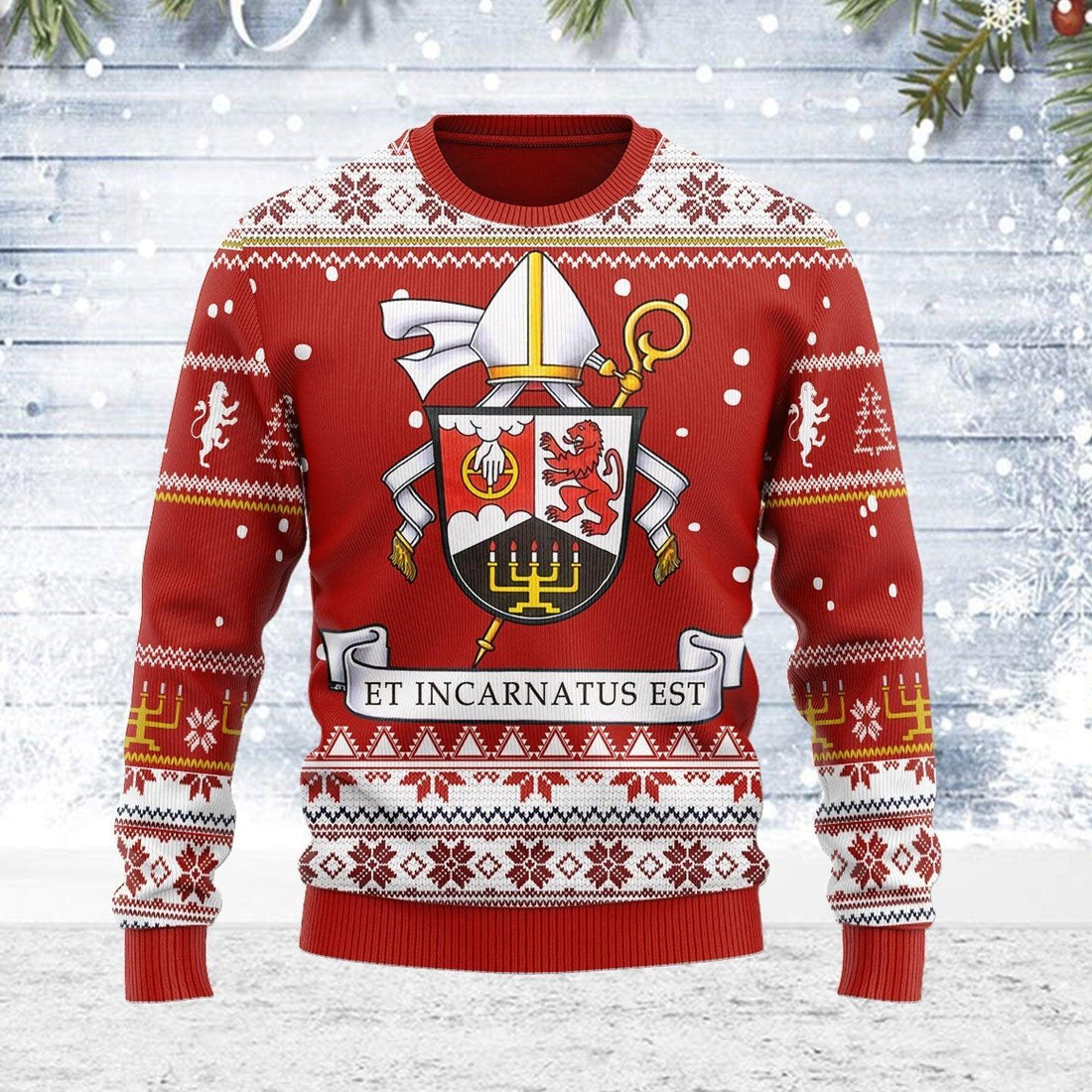 Order Of Saint Benedict Ugly Christmas Sweater - CustomsPig