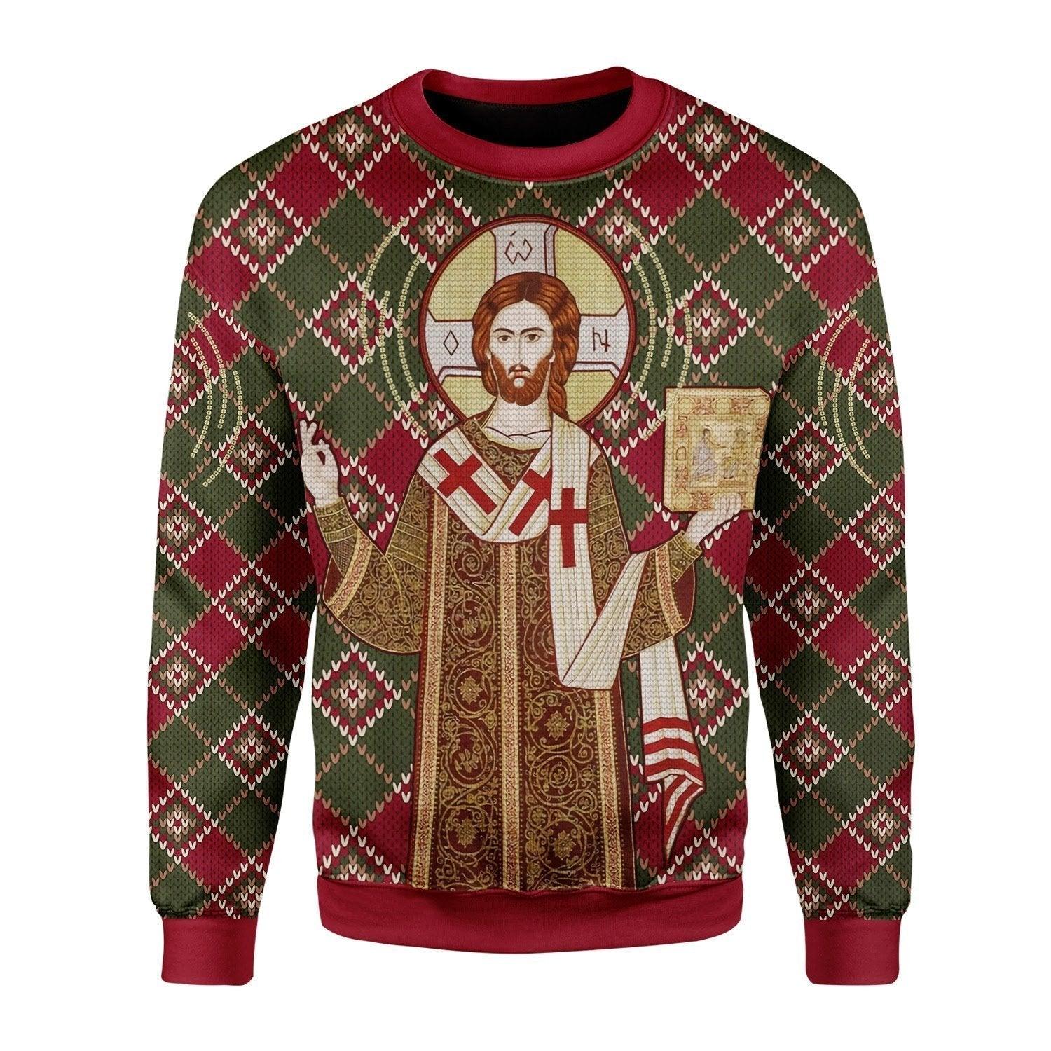 Orthodox Christianity Christmas Sweater - CustomsPig