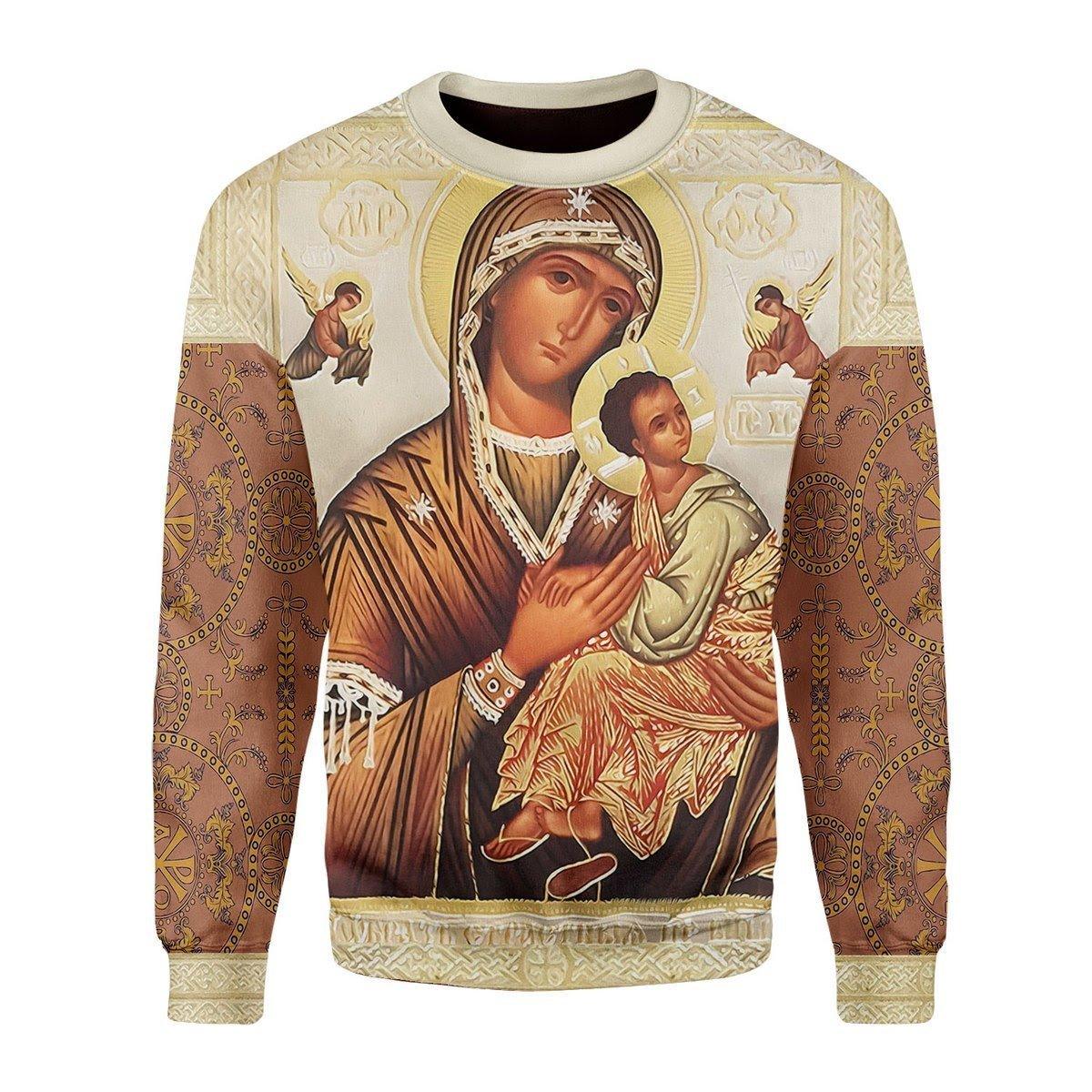 Our Lady of Vladimir With Angles - CustomsPig