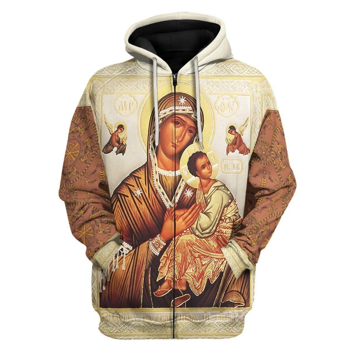 Our Lady of Vladimir With Angles - CustomsPig
