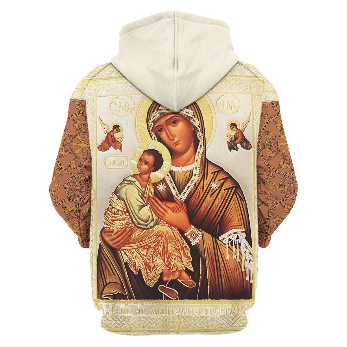 Our Lady of Vladimir With Angles - CustomsPig