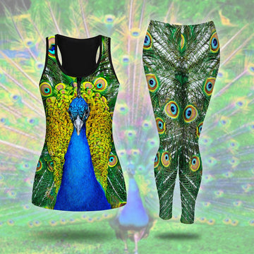 Peacock Tank And Leggings - CustomsPig