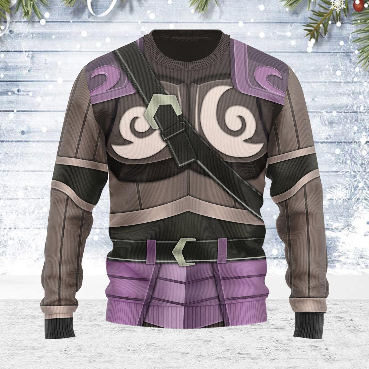 Phantom Armor Tri Force Heroes Themed Costume Unisex Christmas Wool Sweater - CustomsPig.com