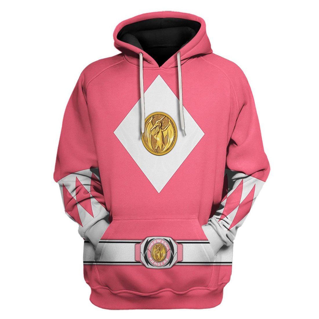 Pink Ranger Mighty Morphin The Movie (1995) Hoodies Sweatshirt T-shirt Hawaiian - CustomsPig.com