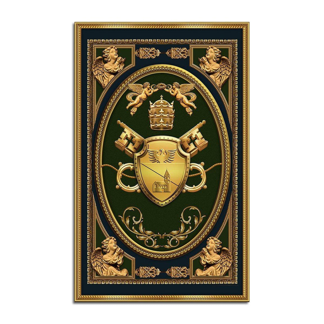 Pope Benedict XV Coat Of Arms Rug - DucG
