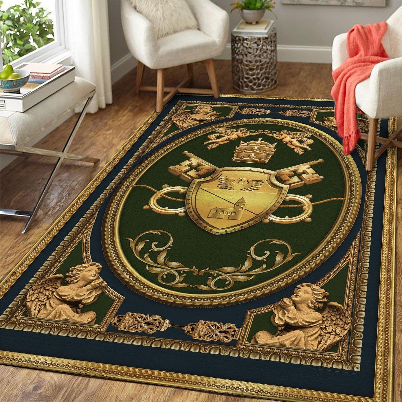 Pope Benedict XV Coat Of Arms Rug - DucG