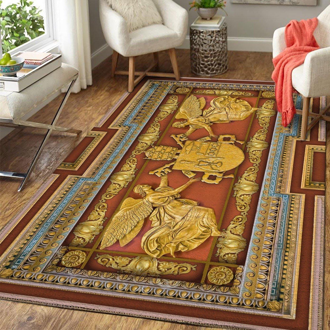 Pope Gregory XVI Coat Of Arms Rug - DucG