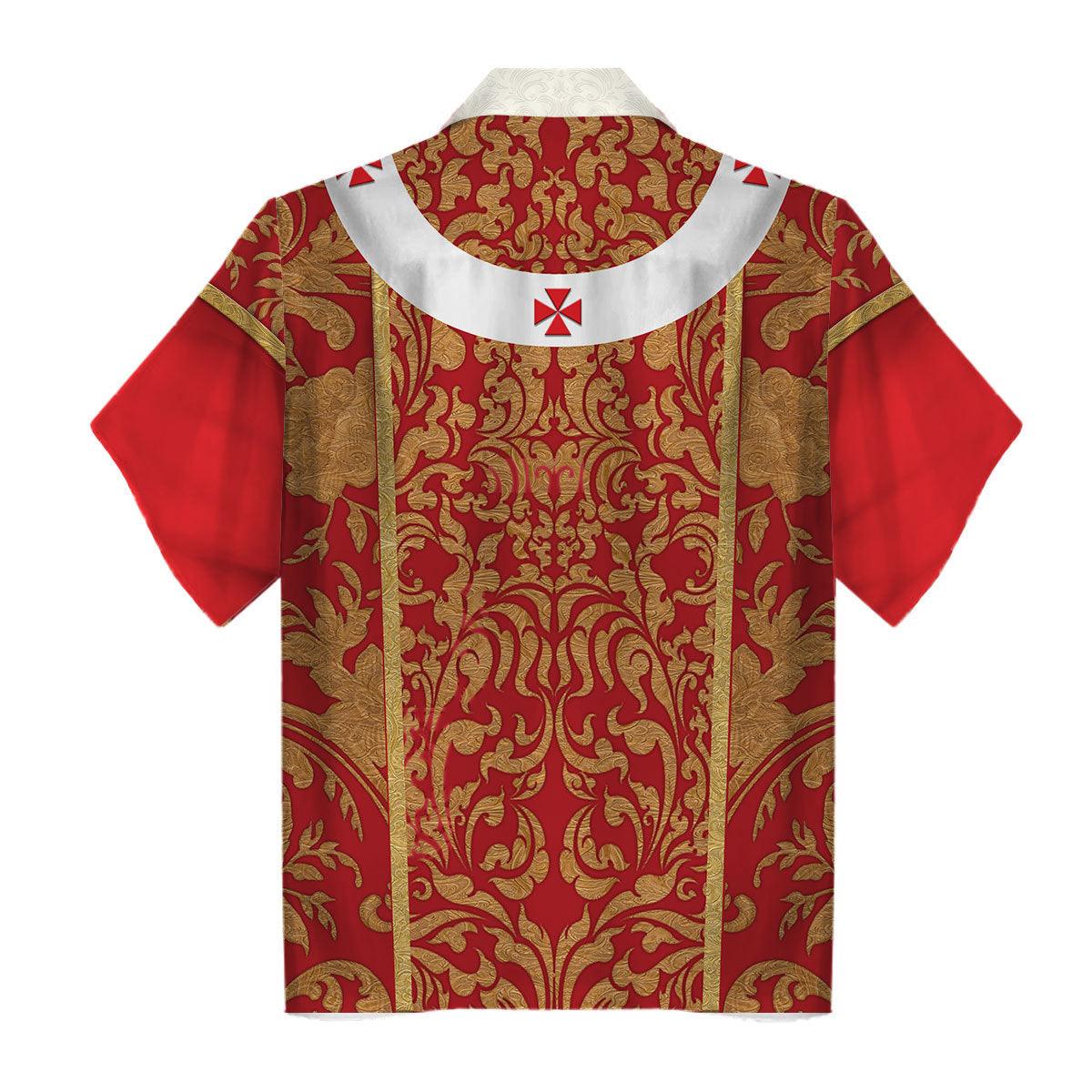 Pope John Paul II Hawaiian Shirt -  CustomsPig.com