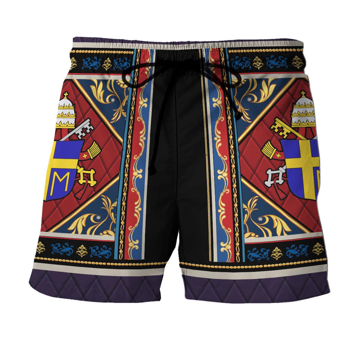 Pope John Paul II Stained Glass Hawaiian Shirt -  CustomsPig.com