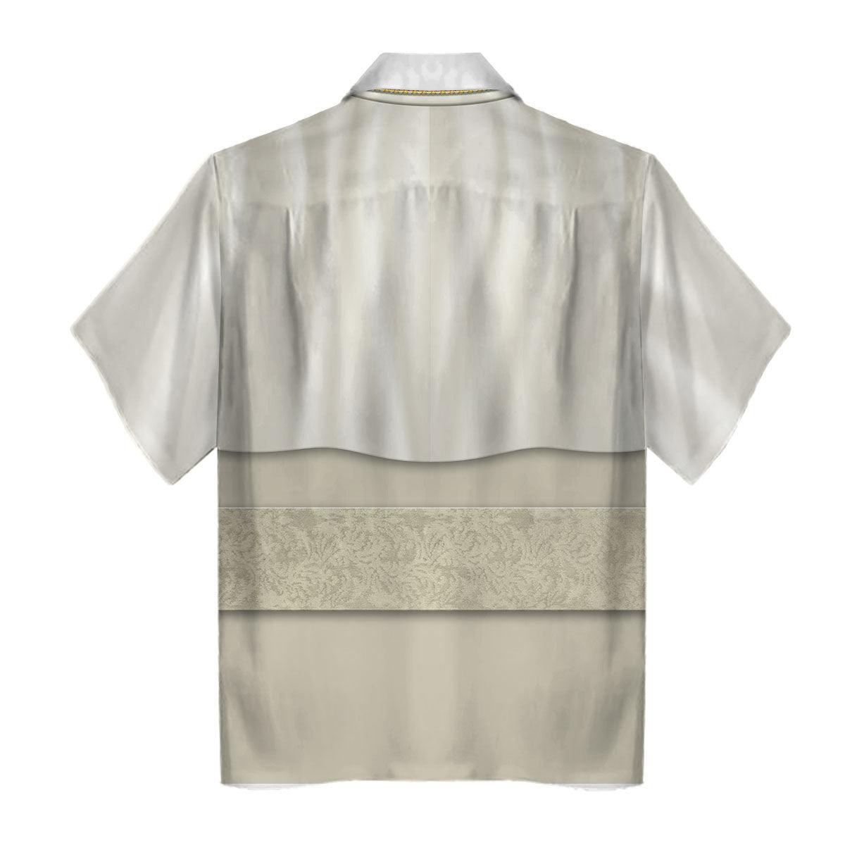 Pope John Paul II Vestment Christian Religion Eastern Orthodox Hawaiian Shirt - Gearhomie.com