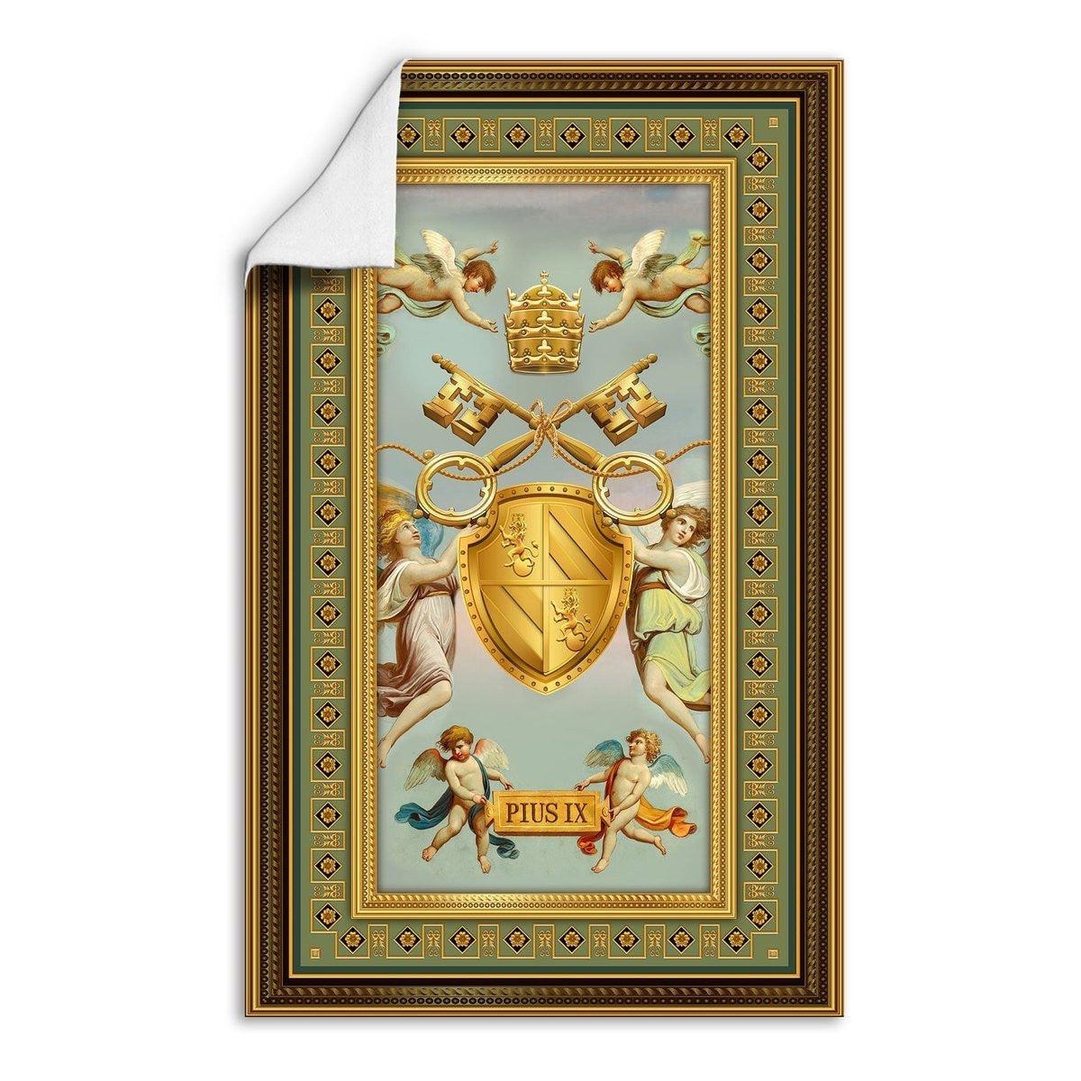 Pope Pius IX Coat of Arms Rug - DucG