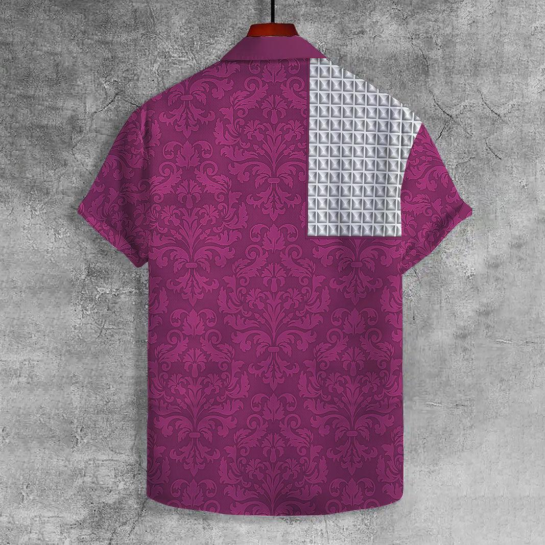 Prince Purple Rain Outfits Unisex Lapel Shirt - CustomsPig.com