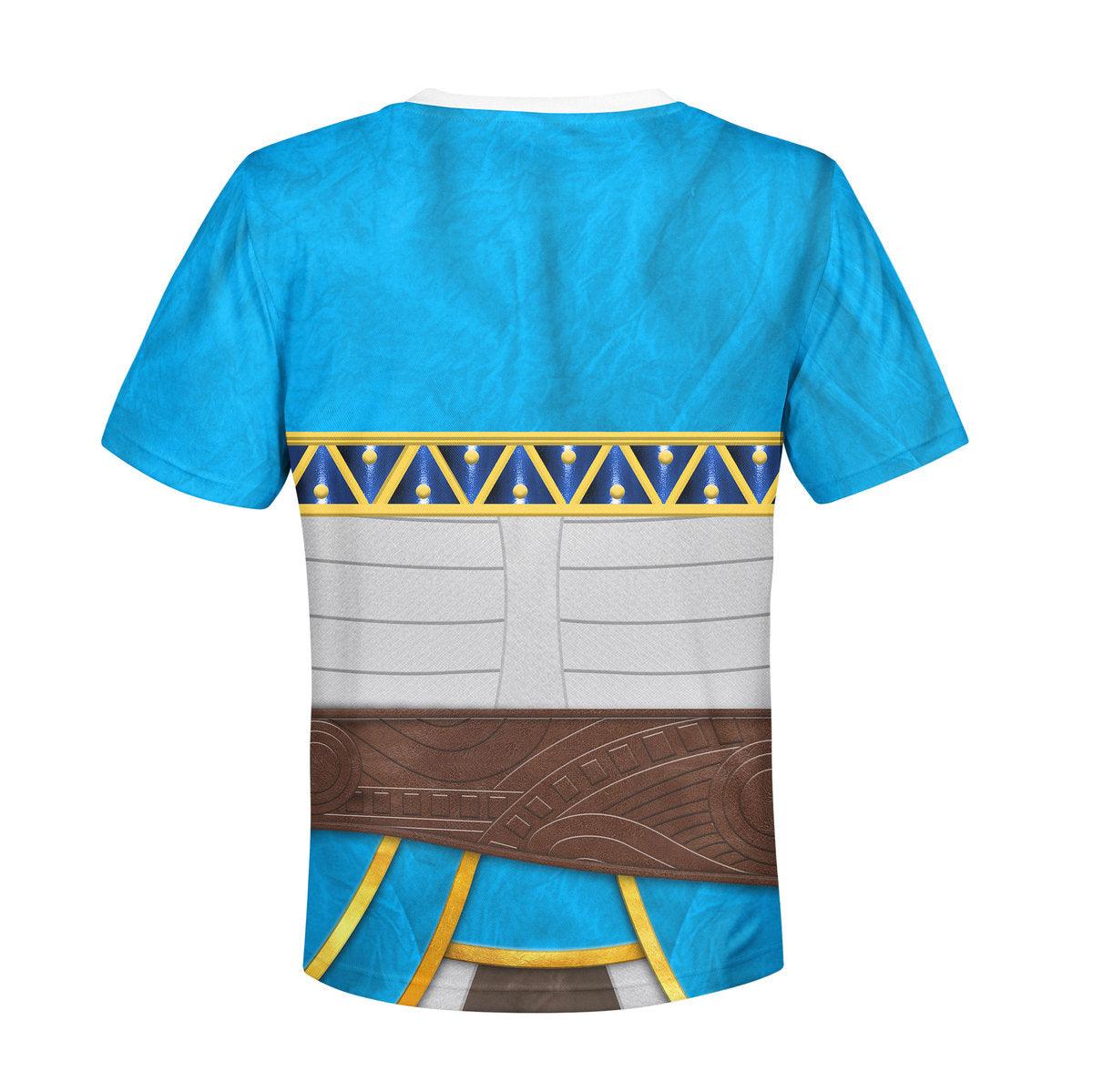 Princess Zelda Kid Tops Hoodie Sweatshirt T-Shirt - CustomsPig.com