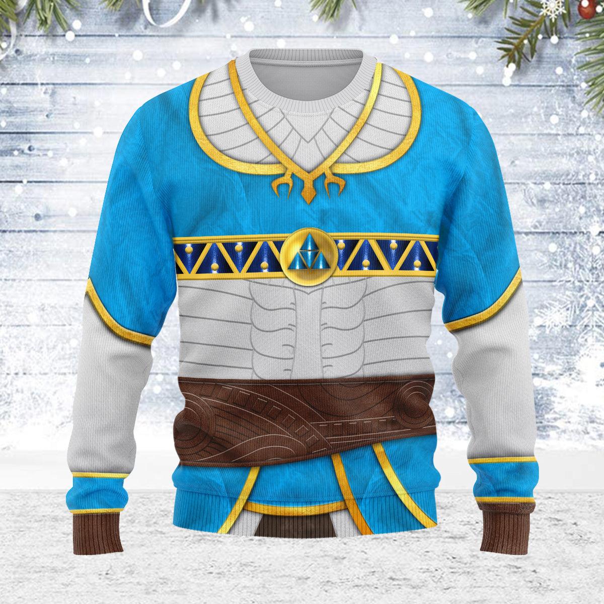 Princess Zelda Themed Costume Unisex Christmas Wool Sweater - CustomsPig.com