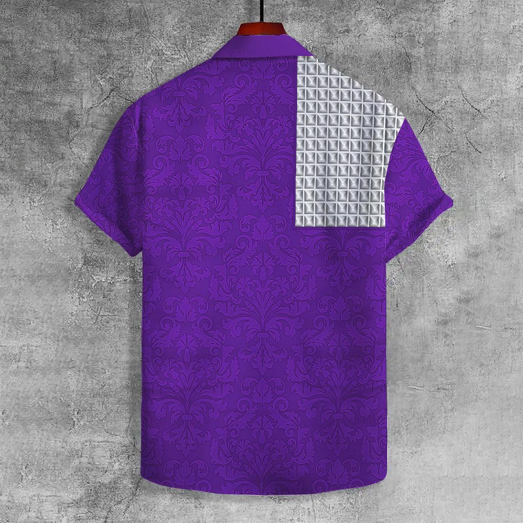Purple Rain Outfits Unisex Lapel Shirt - CustomsPig.com