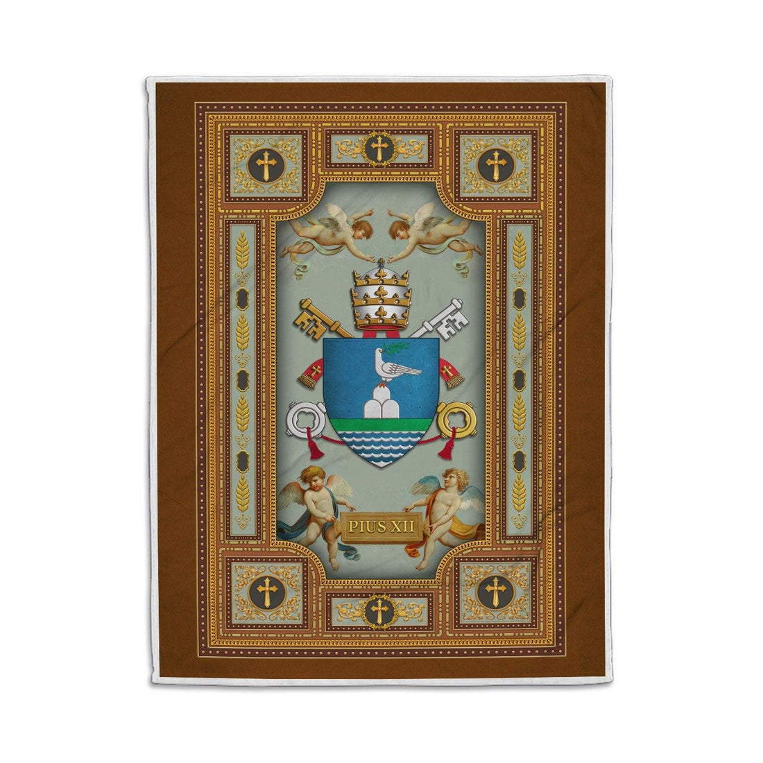 Blanket Pope Pius XII Coat Of Arms - CustomsPig