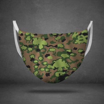 Rauchtarnmuster Blurred Edge Pattern 1939 1944 Face Mask - DucG