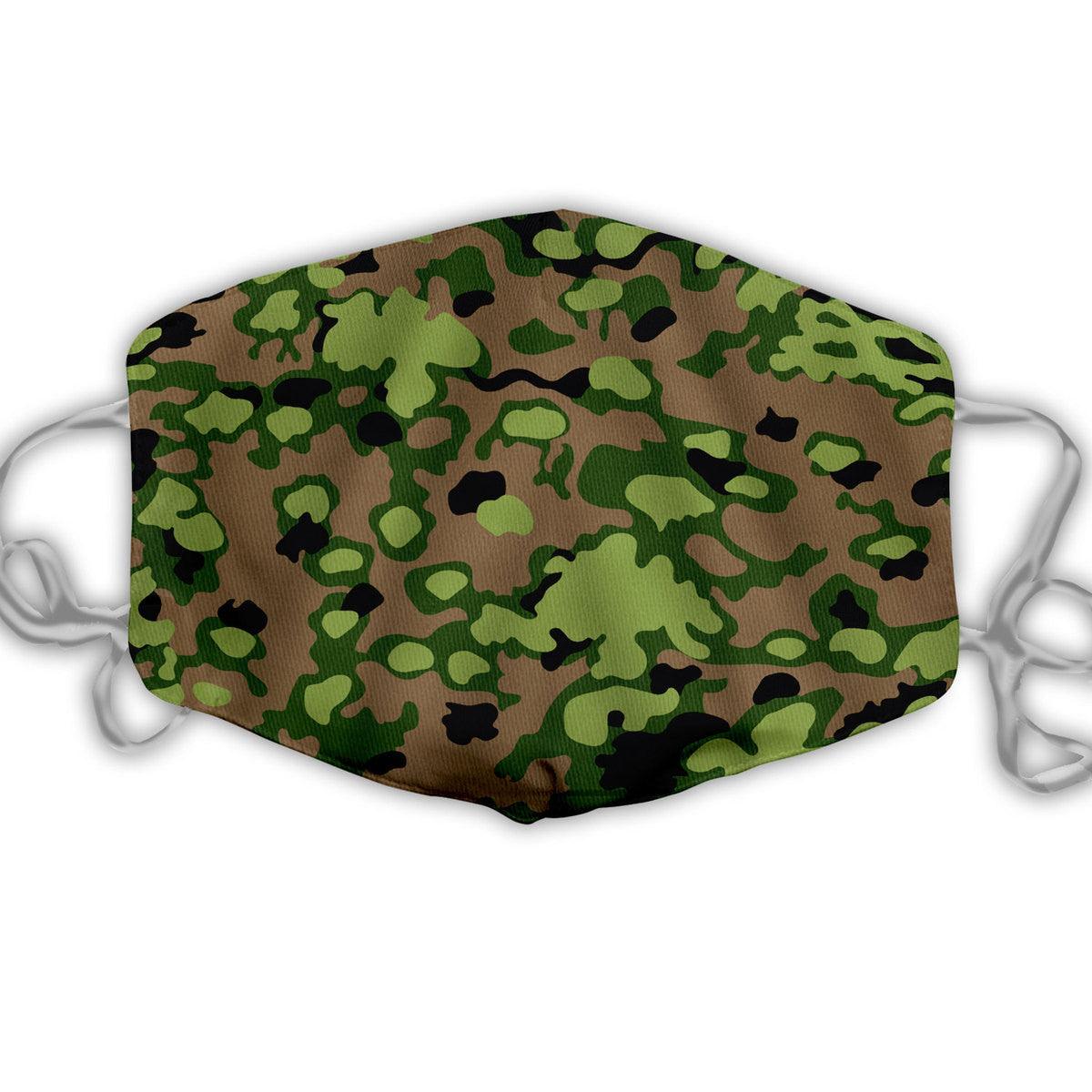 Rauchtarnmuster Blurred Edge Pattern 1939 1944 Face Mask - DucG