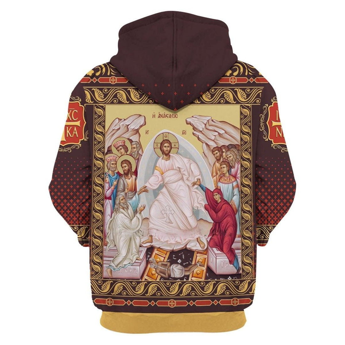 Resurrection of Christ Zip Hoodie - DucG
