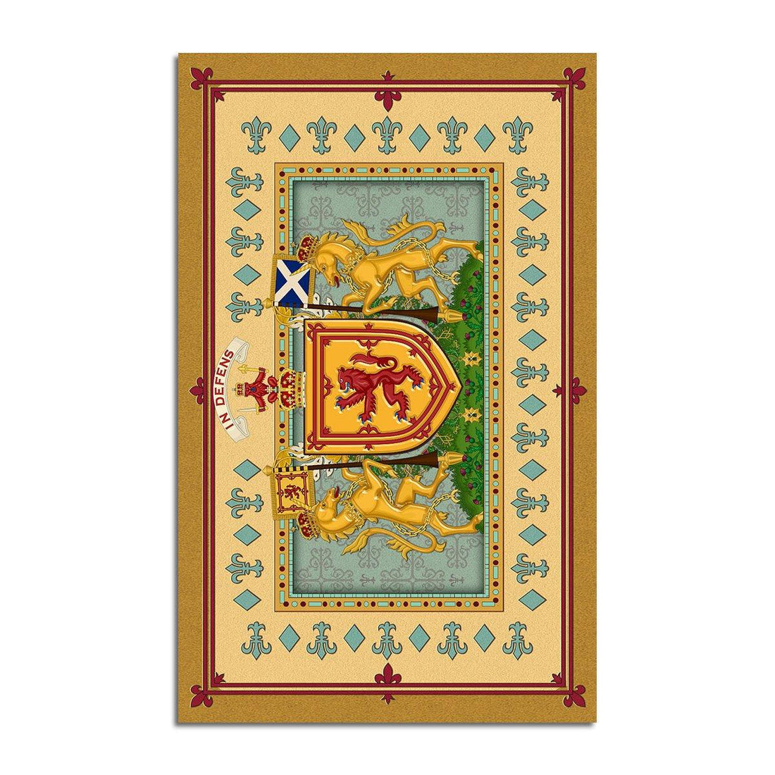 Royal Coat of Arms of Scotland Rug - CustomsPig