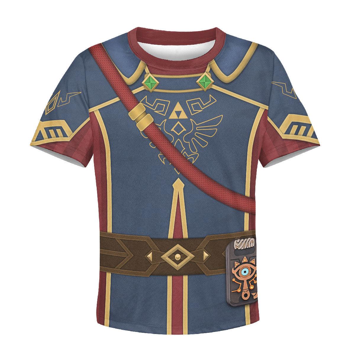 Royal Guard Uniform - Breath of the Wild Costume Kid Tops Hoodie Sweatshirt T-Shirt - CustomsPig.com