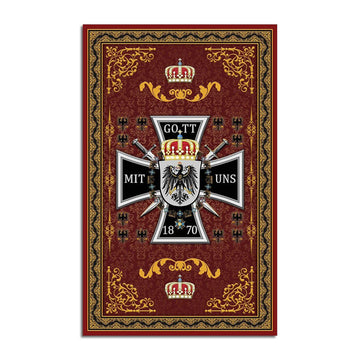 Royal Standard of the King of Prussia Rug - CustomsPig