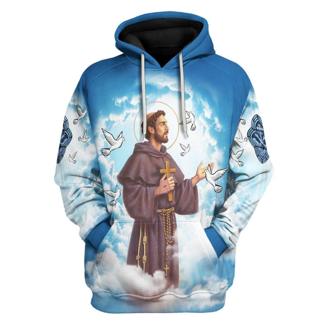 Saint Francis Of Assisi Hoodie - CustomsPig