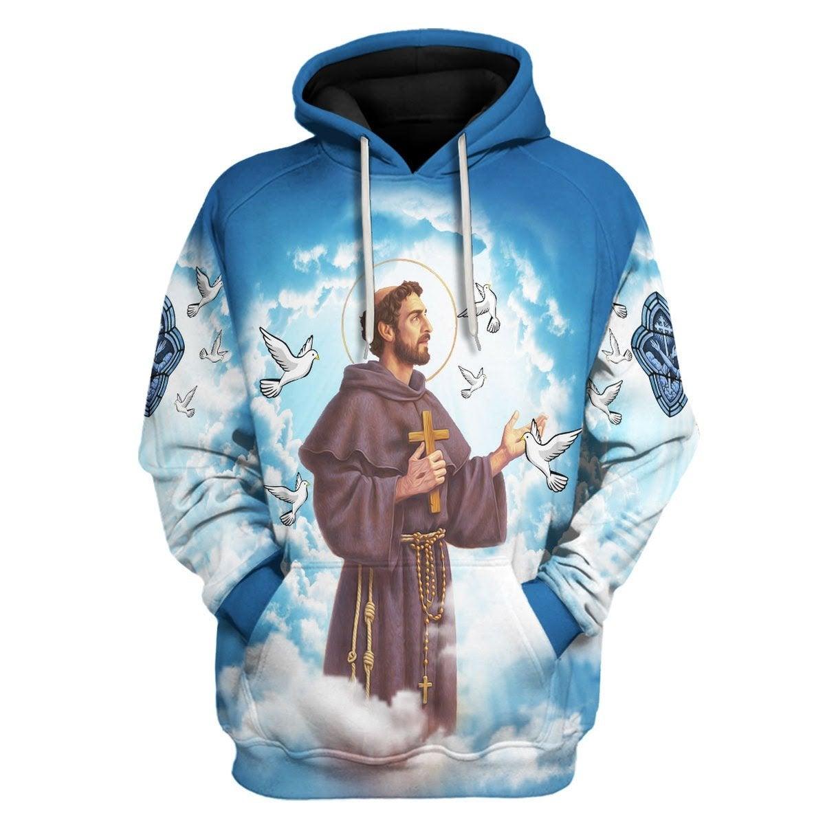 Saint Francis Of Assisi Hoodie - CustomsPig