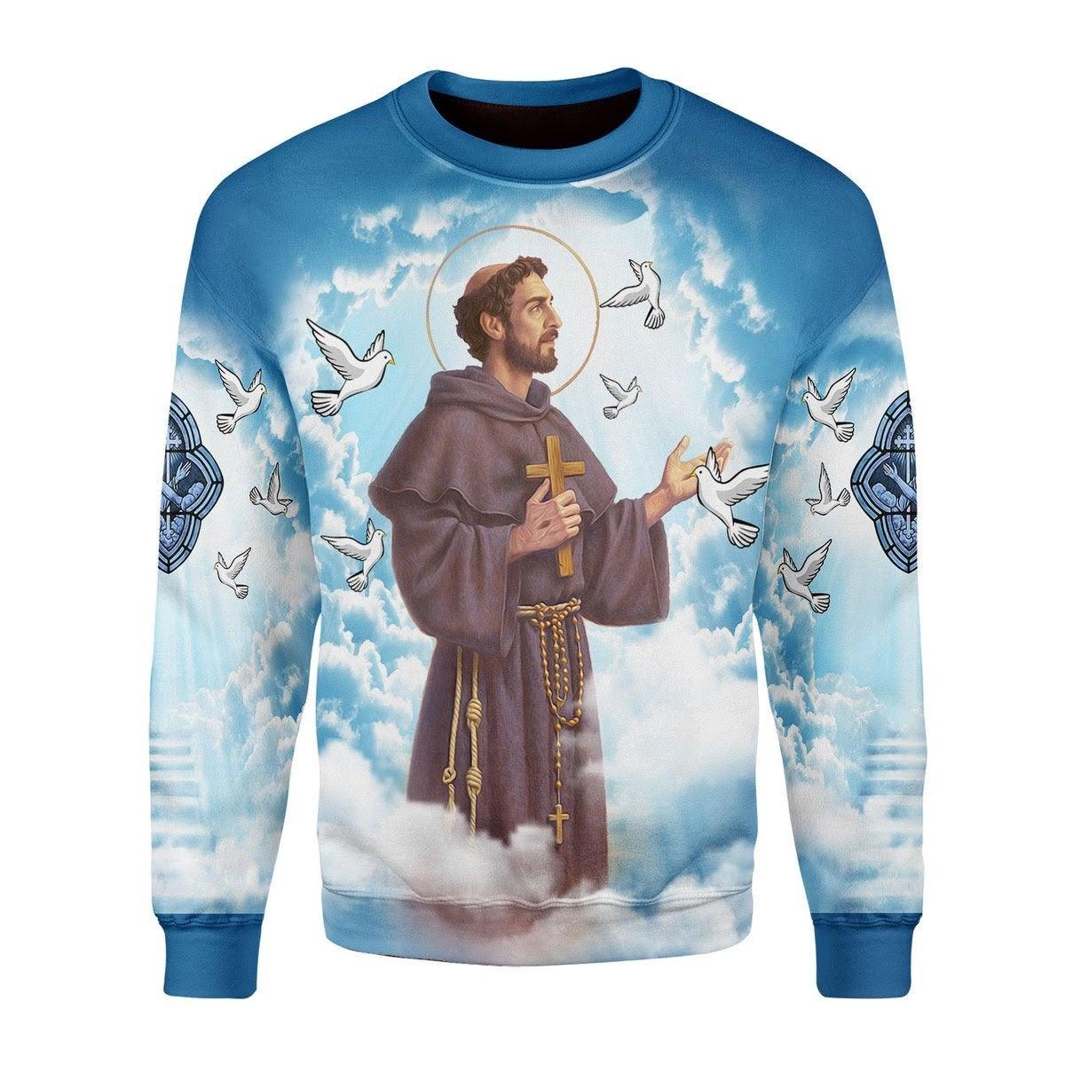 Saint Francis Of Assisi Sweatshirt - DucG