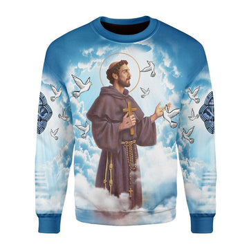 Saint Francis Of Assisi Sweatshirt - DucG