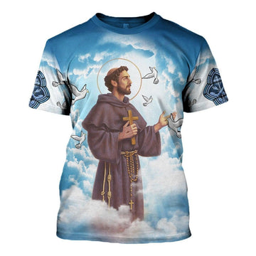 Saint Francis Of Assisi T-shirt - DucG